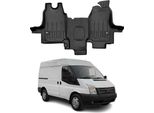 Omac Tappetini In Gomma Per Ford Transit 2000-2013 Premium 3D Tappetini Auto Nero