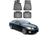 2008-2011 Lexus GS300 Tappetini Tpe Nero 4 Pezzi