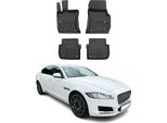 2015-2025 Jaguar Xf Ii Tappetini Tpe Nero 4 Pz
