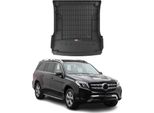 Omac Rivestimento Del Bagagliaio In Gomma Per Mercedes Gls 2015-2019 Pieghevole 3A Fila Nero