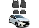 2021-2025 Dacia Sandero Tappetini Tpe Nero 4 Pezzi
