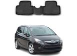 2011-2019 Opel Zafira Serie C Tappetini Tpe Nero 2 Pz