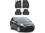 2012-2019 Opel Zafira C Tourer Tappetini Tpe Nero 4 Pz