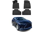 2015-2025 Lexus Rx Tappetini Tpe Nero 4 Pezzi
