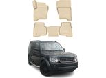 2014-2017 Land Rover Discovery Tappetini Tpe Beige 4 Pz
