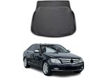 Tappetino Per Bagagliaio Vassoio Per Mercedes Classe C W204 2007-2014 Gomma Tpe
