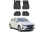 2019-2025 Mercedes Classe B W247 Tappetini Tpe Nero 4 Pz