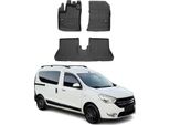 2012-2021 Dacia Dokker Tappetini Tpe Nero 3 Pz