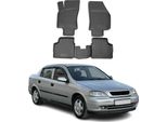 2007-2014 Opel Astra H Tappetini Tpe Nero 4 Pezzi