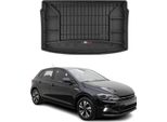 Omac Rivestimento Del Bagagliaio In Gomma Per Vw Polo 2017-2025 Rivestimento Del Bagagliaio In Tpe Nero