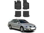 1999-2004 Seat Toledo Tappetini Tpe Nero 4 Pz