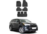 2014-2018 Toyota Highlander Tappetini Tpe Nero 5 Pezzi