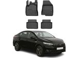 2021-2025 Dacia Logan Tappetini Tpe Nero 4 Pezzi