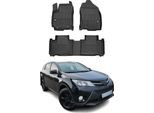 2015-2018 Toyota RAV4 Tappetini Tpe Nero 4 Pz