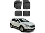 2013-2024 Suzuki SX4 S -Cross Tappetini Tpe Nero 4 Pz