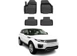 2011-2019 Range Rover Evoque Tappetini Tpe Nero 4 Pz