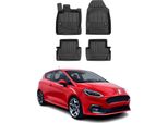 2017-2024 Ford Fiesta Tappetini Tpe Nero 4 Pz