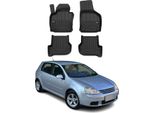 2003-2013 Vw Golf Mk5 Mk6 Gti Tappetini Tpe Nero 4 Pz