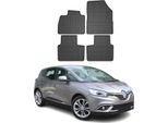 2016-2020 Renault Scenic Tappetini In Gomma Nera 4 Pz