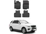 2011-2019 Mercedes Classe M W166 Gle C292 Tappetini Tpe Nero 4 Pz