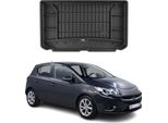 Omac Rivestimento Del Bagagliaio In Gomma Per Opel Corsa 2014-2019 Rivestimento Del Bagagliaio In Tpe Nero