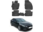 2013-2019 Mazda Tappetini Tpe Nero 4 Pz