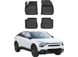 2021-2025 Citroen C4 Ev Tappetini Tpe Nero 4 Pz