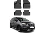 2017-2025 Opel Grandland X Tappetini Tpe Nero 4 Pz
