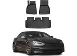 2021-2025 Tesla Model S Tappetini Tpe Nero 3 Pz