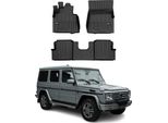 2018-2025 Mercedes Classe G W464 Tappetini Tpe Nero 3 Pz