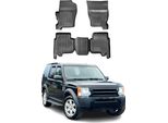 2004-2009 Land Rover Discovery L319 Tappetini Tpe Nero 4 Pz