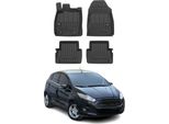 2008-2017 Ford Fiesta Tappetini Tpe Nero 4 Pezzi