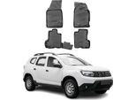 2018-2024 Dacia Duster Tappetini Tpe Nero 4 Pz