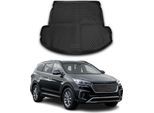 Tappetino Per Bagagliaio Per Hyundai Grand Santa Fe 2012-2018 In Gomma Tpe