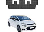 2013-2019 Citroen C4 Picasso Tappetini Di Terza Fila In Gomma Nera 2 Pz
