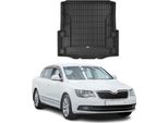 Omac Rivestimento Del Bagagliaio In Gomma Per Skoda Superb 2008-2015 Rivestimento Del Bagagliaio In Tpe Nero