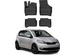 2019-2025 Seat Citigo-E Tappetini Tpe Nero 4 Pz