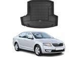 Omac Rivestimento Del Bagagliaio In Gomma Per Skoda Octavia 2016-2019 Rivestimento Del Bagagliaio In Tpe Nero
