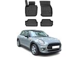 2014-2024 Mini Cooper F55 F56 F57 Tappetini Tpe Nero 4 Pezzi