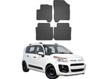 2008-2017 Citroen C3 Picasso FußMatten Gummi Schwarz 4 Tlg