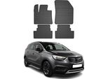 2017-2025 Opel Grandland X Tappetini In Gomma Nera 4 Pz