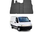 1994-2006 Citroen Jumper Tappetini In Gomma Nera 3 Pz
