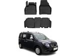 2012-2021 Mercedes Citan W415 Tappetini Tpe Nero 3 Pz
