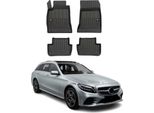2014-2021 Mercedes Classe C T-Modello W205 S205 Tappetini Tpe Nero 4 Pz