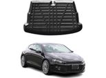 Fodera Bagagliaio Per Vw Scirocco 2009-2017 3 Porte In Gomma Tpe Nero