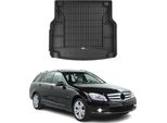 Omac Rivestimento In Gomma Per Mercedes Classe C S204 2007-2014 Tpe Nero