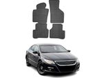 2008-2012 Vw Passat Cc Tappetini Tpe Nero 4 Pz