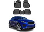 2017-2025 Jaguar E-Pace Tappetini Tpe Nero 3 Pz