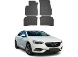 2017-2025 Opel Insignia B Tappetini In Gomma Nera 4 Pz