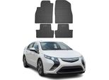 2012-2014 Opel Ampera Tappetini In Gomma Nera 4 Pz